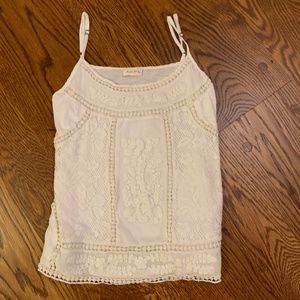 Meadow Rue White Lace Top